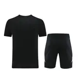 Adidas Black and White Training Set T-Shirt and Shorts