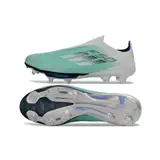 Adidas F50+ Elite Laceless Silver and White Firm Ground FG Football Boot