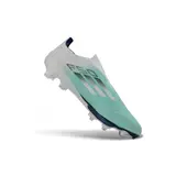Adidas F50+ Elite Laceless Silver and White Firm Ground FG Football Boot