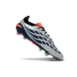 Adidas Predator 26 Elite Silver and Orange Firm Ground FG Football Boot
