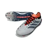 Adidas Predator 26 Elite Silver and Orange Firm Ground FG Football Boot