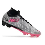 Nike Zoom Mercurial Superfly 9 Elite Gray and Pink Firm Ground FG Football Boot