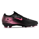 Nike Air Zoom Mercurial Vapor 16 Elite Black and Pink Firm Ground FG Kids Football Boot