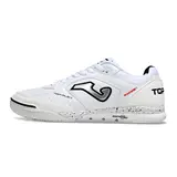 Joma Top Flex Rebound White Indoor IC Football Boot - Silver Logo