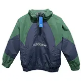 Adidas Green Blue Windbreaker Jacket