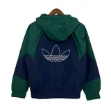 Adidas Green Blue Windbreaker Jacket