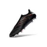 Adidas Copa Pure 4 Laceless Elite Black and Orange Firm Ground FG Football Boot
