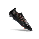 Adidas Copa Pure 4 Laceless Elite Black and Orange Firm Ground FG Football Boot
