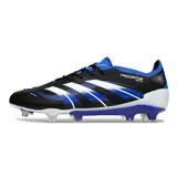 Adidas Predator 25 Elite Black White and Blue Firm Ground FG Football Boot