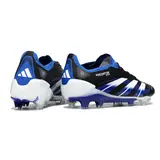 Adidas Predator 25 Elite Black White and Blue Firm Ground FG Football Boot