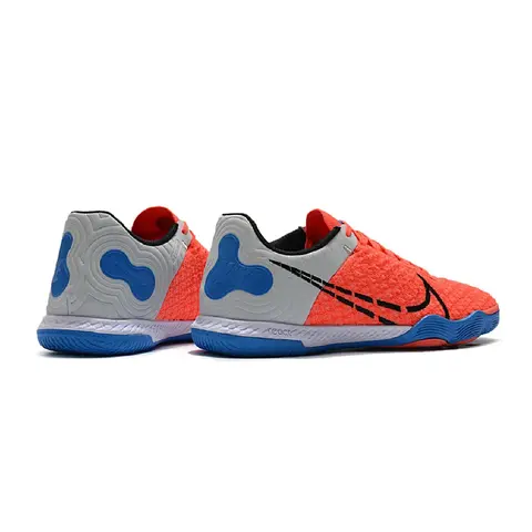 Nike Reactgato Red Blue and Gray Indoor IC Football Boot