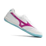 Mizuno Morelia Sala Japan White Pink and Blue Indoor IC Football Boot