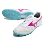 Mizuno Morelia Sala Japan White Pink and Blue Indoor IC Football Boot