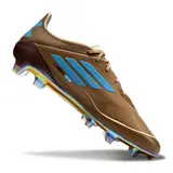 Adidas F50 Elite Brown and Light Blue Firm Ground FG Football Boot