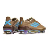 Adidas F50 Elite Brown and Light Blue Firm Ground FG Football Boot