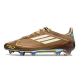 Adidas F50 Elite Brown and Light Blue Firm Ground FG Football Boot