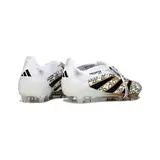 Adidas Predator 25 Elite Tongue White Gold and Black Firm Ground FG Football Boot