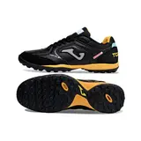 Joma Top Flex Black and Orange Turf TF Football Boot