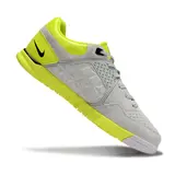 Nike5 Street Gato Gray and Green Indoor IC Football Boot