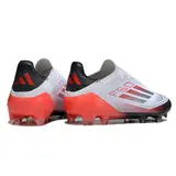 Adidas F50 Primeknit Elite White Gray and Orange Firm Ground FG Football Boot