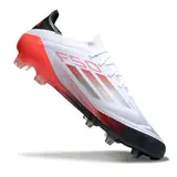 Adidas F50 Primeknit Elite White Gray and Orange Firm Ground FG Football Boot