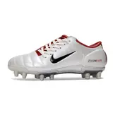 Nike Total 90 III White and Red Firm Ground FG Football Boot