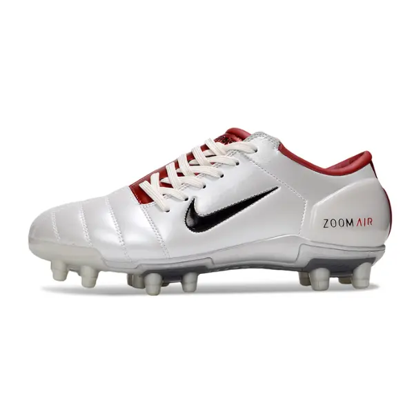 Nike Total 90 III White and Red Firm Ground FG Football Boot