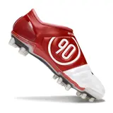 Nike Total 90 III White and Red Firm Ground FG Football Boot
