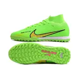 Nike Zoom Mercurial Superfly 9 Elite Green and Yellow Turf TF Football Boot