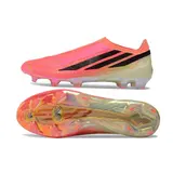 Adidas F50 Hyperfast Laceless Elite World Cup Pack Firm Ground FG Football Boot - Coral/Cream