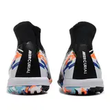 Nike Zoom Mercurial Superfly 10 Elite Black White and Blue Turf TF Kids Football Boot