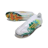 Adidas F50 Primeknit Elite White and Green Mixed Studs SG Football Boot