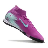Nike Zoom Mercurial Superfly 10 Elite Purple and Blue Turf TF Football Boot