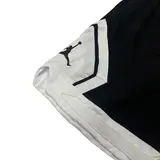 Jordan Black and White Shorts - White Diamond Panel