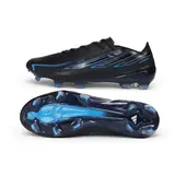 Adidas F50 Hyperfast Laced Elite Black and Blue Firm Ground FG Football Boot