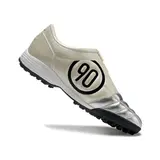 Nike Total 90 III Kids Turf TF Football Boot Silver and Gray