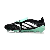 Adidas Predator 26 Elite Tongue Black, White and Green Firm Ground FG Football Boot