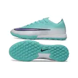 Nike Air Zoom Mercurial Vapor 17 Elite Light Blue, Purple and White Turf TF Football Boot