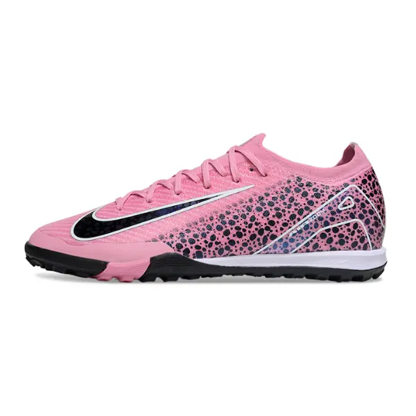 Nike Zoom Mercurial Vapor 16 Elite Black and Pink Turf TF Football Boot