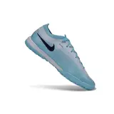 Nike Air Zoom Mercurial Vapor 17 Elite White and Light Blue Turf TF Football Boot