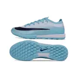 Nike Air Zoom Mercurial Vapor 17 Elite White and Light Blue Turf TF Football Boot