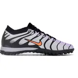 Nike Zoom Mercurial Vapor 15 Elite White Black and Orange Turf TF Kids Football Boot