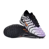 Nike Zoom Mercurial Vapor 15 Elite White Black and Orange Turf TF Kids Football Boot