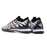 Nike Zoom Mercurial Vapor 15 Elite White Black and Orange Turf TF Kids Football Boot