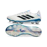 Adidas Copa Pure III Elite White and Blue Firm Ground FG Football Boot