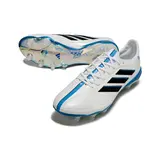 Adidas Copa Pure III Elite White and Blue Firm Ground FG Football Boot