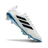 Adidas Copa Pure III Elite White and Blue Firm Ground FG Football Boot