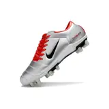 Nike Total 90 III Gray and Red Firm Ground FG Football Boot