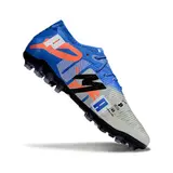 Puma Future 8 Low Cut White and Blue Artificial Ground AG Football Boot