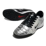Nike Total 90 III Silver and Black Turf TF Football Boot